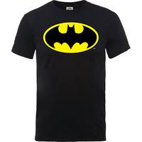 7-8 Years Black Children\'s Batman Logo T-shirt