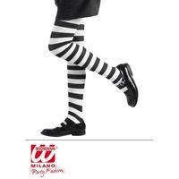 7 10 years white black girls striped pantyhose