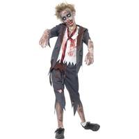 7-9 Years Boys Zombie School Boy Costume