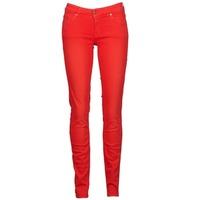 7 for all mankind cristen womens skinny jeans in red