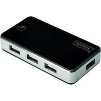 7 ports usb 20 hub digitus da 70222 blacksilver