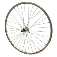 700c REAR Road Racer Bicycle Cycle Mach CFX Rim Joytech Screw on Hub Wheel Silver