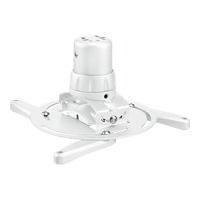 7015001 Projector Ceiling Mount, Length 124mm, White