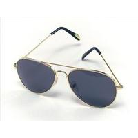 70\'s Gold Biker Sunglasses