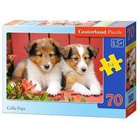 70pc collie puppies jigsaw puzzle