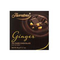 70% Dark Ginger Chocolate Block (90g)