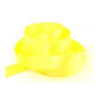70mm Berisford Double Faced Satin Ribbon 5 Lemon