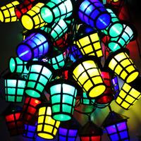 70 LED Colour Lanterns