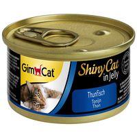 70g gimcat shinycat jelly 10 2 free kitten tuna 12 x 70g