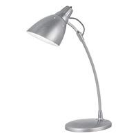7060 Top Desk 1 Light Silver Desk Lamp
