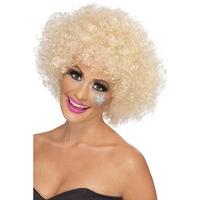70\'s Funky Afro Wig Blonde