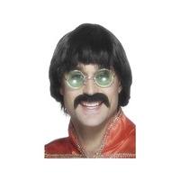 70\'s Mersey Wig and Tash