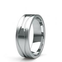 700mm slight comfort fit mens plain wedding band