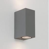 7127 Chios 150 Outdoor Wall Light in Painted Silver