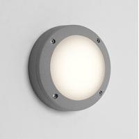 7117 Arta 150 Round Outdoor Wall Light in Painted Silver