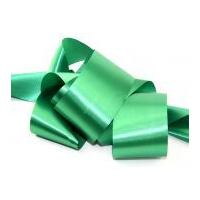 72mm romandus fused edge craft ribbon 50m emerald