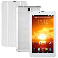 723A 7\'\' Android 4.4 3G Phablet dual Core Dual SIM Cam GPS Tablet PC White(1024600 512MB 8GB)