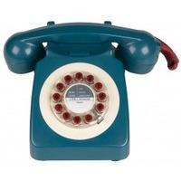 746 Retro Design 1960\'s Telephone in Petrol Blue