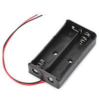 7.4V 2 x 18650 Battery Holder Case Box with Leads