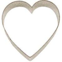 7.5cm Heart Shaped Tinplated Cookie Cutter