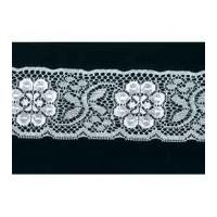 75mm Flat Nylon Lace Trimming Wh...