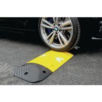 75MM HIGH SPEED BUMP END CAP BLACK