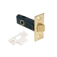 75mm Electro-Plated Brass 1 Lever Tubular Latch
