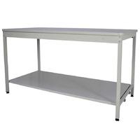 760 x 1230 x 750 Open Bench with Lower Shelf & MFC Worktop