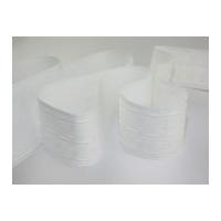 76mm premier pleat woven pocket curtain tape white