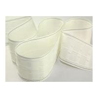 76mm fire retardant curtain tape white