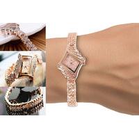 799 instead of 2999 from jewleo for a vintage rose gold plated watch c ...