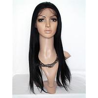 7A Straight Glueless Brazilian Full Lace Human Hair Wigs Lace Front Wig Natural Straight Wigs for Black Women With Baby Hair