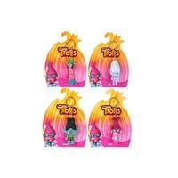 7cm Trolls 3d Character Keychain 4 Assorted