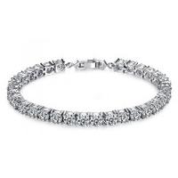 7ct Brilliant Cut Simulated Sapphire Tennis Bracelet - Free Delivery!