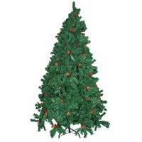 7ft 210cm premium cone and berry christmas xmas tree by kingfisher