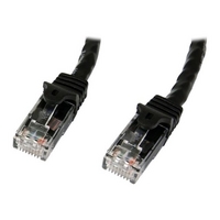 7m Black Gigabit Snagless RJ45 U...