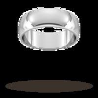 7mm D Shape Standard Wedding Rin...