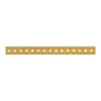 7mm berisford box stitch ribbon 678 gold