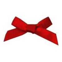 7mm berisford ribbon bows 250 red