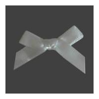 7mm Berisford Ribbon Bows 29 White