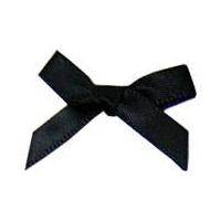 7mm berisford ribbon bows 30 black