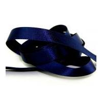 7mm Berisford Double Faced Satin Ribbon 13 Navy