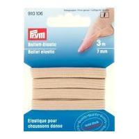 7mm Prym Ballet Elastic 3m Beige