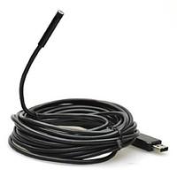 7m Waterproof USB 2.0 CMOS 7mm Lens 6-LED Snake HD Camera Endoscope