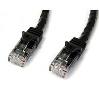 7m Black Gigabit Snagless RJ45 UTP Cat6 Patch Cable - 7 m Patch Cord