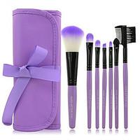 7pcs kit makeup brushes professional set cosmetic lip blush foundation ...