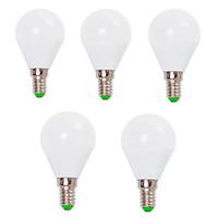 7W E14 / E26/E27 LED Globe Bulbs G45 12 SMD 2835 800 lm Warm White / Cool White Decorative V 5 pcs