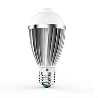7W E26/E27 LED Smart Bulbs G60 14 SMD 5630 650 lm Warm White Cool White Infrared Sensor Sensor Decorative AC85-265 V 1 pcs