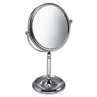 7x Magnification Chrome Pedestal Mirror