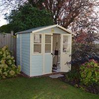 7X5 Haddon Shiplap Timber Summerhouse with Assembly Service
